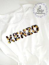 Load image into Gallery viewer, Letter patch Designer patch Flowers Iron on patch