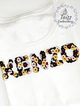 Load image into Gallery viewer, Letter patch Designer patch Flowers Iron on patch