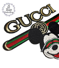 Load image into Gallery viewer, Mouse Patches for shirts Patches for denim jackets Large embroidered iron on patch