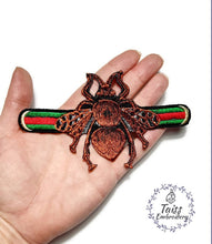 Load image into Gallery viewer, Designer patch Insect patch  fashion patch Large embroidered iron on patches