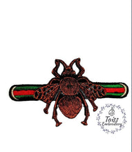 Load image into Gallery viewer, Designer patch Insect patch  fashion patch Large embroidered iron on patches