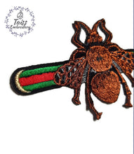 Load image into Gallery viewer, Designer patch Insect patch  fashion patch Large embroidered iron on patches