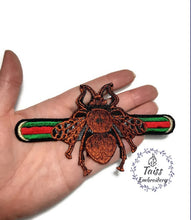 Load image into Gallery viewer, Designer patch Insect patch  fashion patch Large embroidered iron on patches