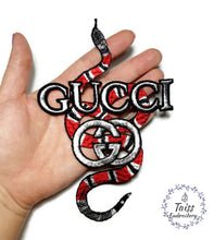 Load image into Gallery viewer, Snake designer patch Large Iron on patch
