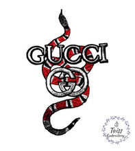 Load image into Gallery viewer, Snake designer patch Large Iron on patch