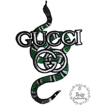 Load image into Gallery viewer, Snake patch, designer patch Large Iron on patch