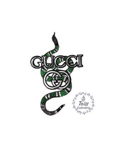 Load image into Gallery viewer, Snake patch, designer patch Large Iron on patch