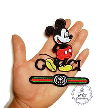 Load image into Gallery viewer, Designer patch,  Fashion patch, embroidered iron on patch