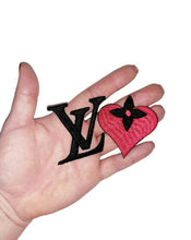Load image into Gallery viewer, Patches set, designer patch, patch for mask, embroidered iron on patch, set 2p
