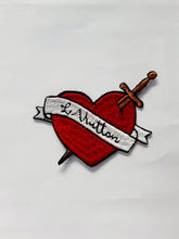 Load image into Gallery viewer, Designer patch Iron on patch Heart patch Fashion patches logo patch