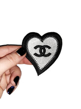 Load image into Gallery viewer, Logo patch Fashion patch Heart patch Designer patch Embroidered Iron on Patch