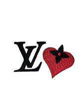 Load image into Gallery viewer, Patches set, designer patch, patch for mask, embroidered iron on patch, set 2p