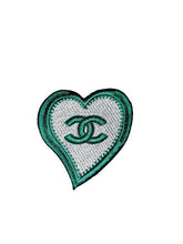 Load image into Gallery viewer, Logo patch Fashion patch Heart patch Designer patch Embroidered Iron on Patch