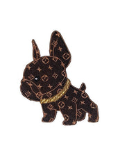 Load image into Gallery viewer, Designer patch, dog patch, embroidered iron on patch