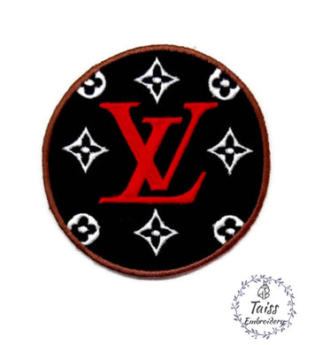 Lv Designer patch Round patches Fashion patch Embroidered patch