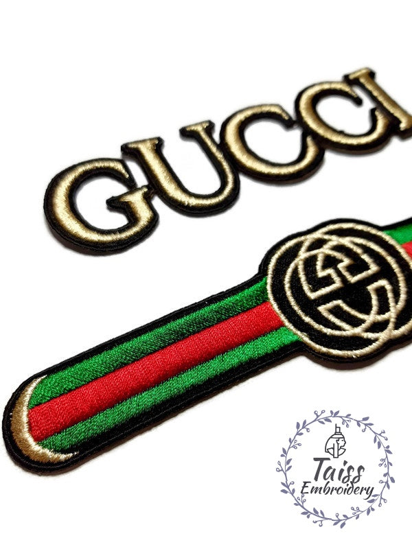 designer lv patches and gucci patches