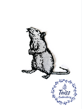 Load image into Gallery viewer, Rat patch, Punk Possum, Goth patch, Mouse
