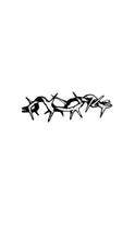 Load image into Gallery viewer, Cyber Sigilism Barbed Wire Patches - Neo Tribal Thorn Embroidery - Dark Alt Aesthetic Iron On for Jeans and Jackets - Set of 2
