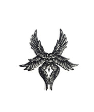 Load image into Gallery viewer, Seraphim Angel Patch Iron On Biblical Four Winged Angel Embroidered Patches for Battle Jacket Gothic Clothing Occult Tattoo Eye Badge Vest
