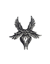 Load image into Gallery viewer, Seraphim Angel Patch Iron On Biblical Four Winged Angel Embroidered Patches for Battle Jacket Gothic Clothing Occult Tattoo Eye Badge Vest

