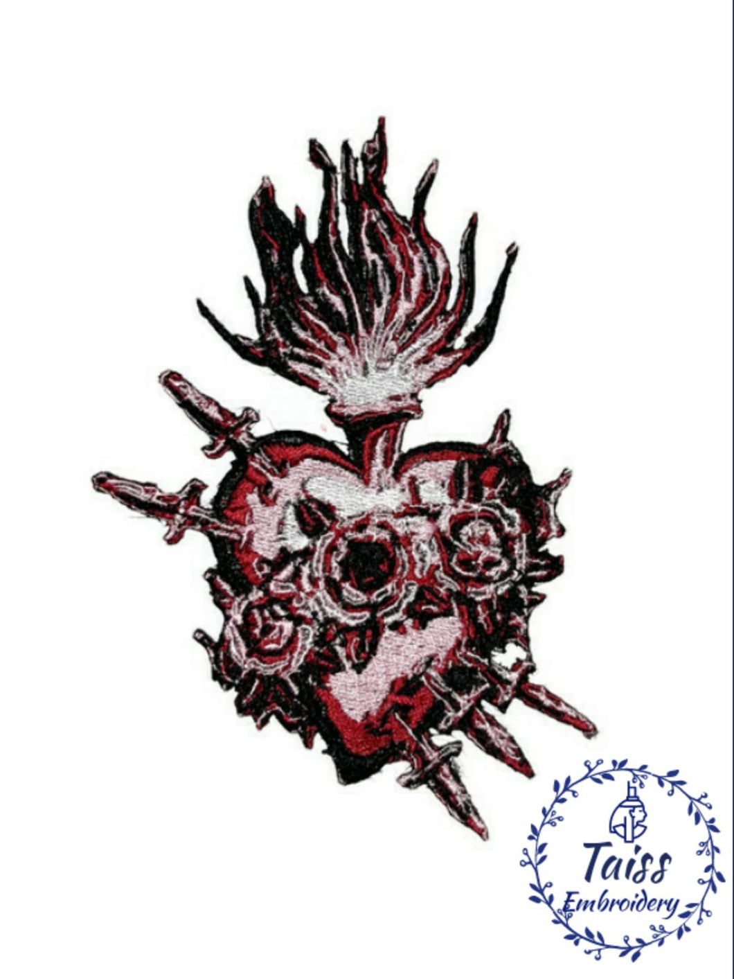 Milagros Sacred heart• gothic patch