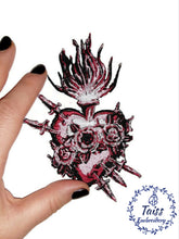 Load image into Gallery viewer, Milagros Sacred heart• gothic patch
