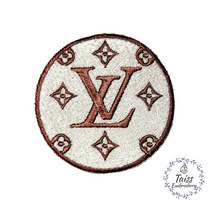 Load image into Gallery viewer, Designer patch, Embroidered iron on patch.
