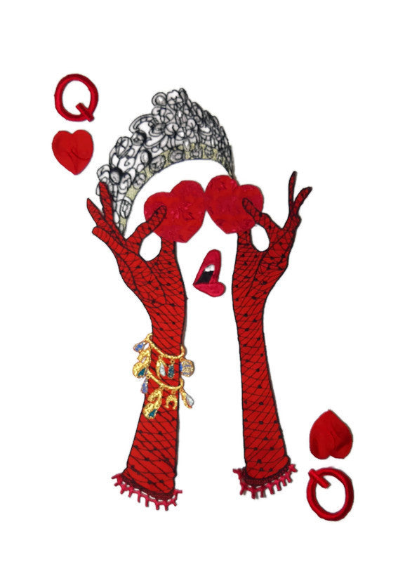 Heart patch, Queen patch , Crown patch