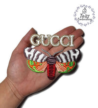 Load image into Gallery viewer, Butterfly embroidered patch, iron on patches

