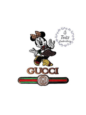 Designer logo patches Gucci Louis Vuitton Kenzo