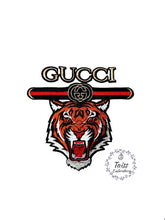 Load image into Gallery viewer, Patches for jackets Tiger head patch Large embroidered Iron on patch.
