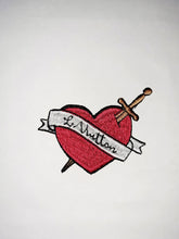 Load image into Gallery viewer, Designer patch Iron on patch Heart patch Fashion patches logo patch
