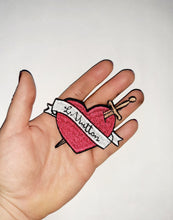 Load image into Gallery viewer, Designer patch Iron on patch Heart patch Fashion patches logo patch
