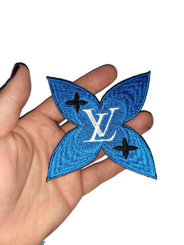 LV patch, designer patch embroidered iron on – Embroidery Taiss