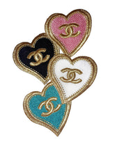 Load image into Gallery viewer, Heart patch Logo patch Fashion patch Designer patch Embroidered Iron on Patch
